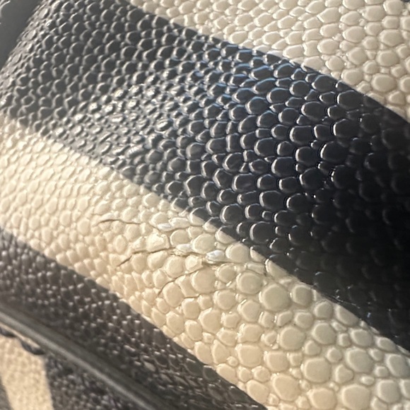 NWOT kate spade Cedar Street Striped Shoulder Bag Story Book Lining - Picture 4 of 9